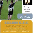 Summer Camp 2016 The club will be hosting a summer camp with a difference this year. Along with the regular football coaching we will be introducing the children to all...
