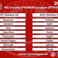 O’Neill’s International Sportswear All County League Division 2 Draw for 2020 Groups. Teams in each group numbered 1. 5, 6, and 7 will all have 4 home games. Fixtures will...